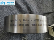 แหวนโลหะผสมไททาเนียม ASTM B381 Gr1 Hot Forged Seamless Ring